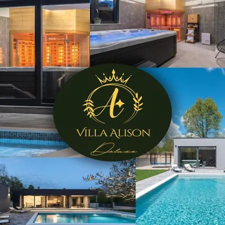 Alison Deluxe Junior With Private And Heated Swimming Pool * Nedescina
